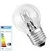 Produktbild 10x Halogen-Tropfenlampe 64543P 46 Watt E27 klar - Osram
