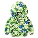 Produktbild Longra Kinderjacken Windbreaker Camouflage übergangsjacke Regenjacke Kapuzenjacke Camo Style Zip-Hoodie Jungen Mädchen Herbst Winter Jacke Mantel Freizeitjacke (80CM 18Monate, Grün)