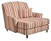 Produktbild Max Winzer 2672-714-2045698 XXL Jana, Liebes-/Mega Sessel, Streifenmuster, gestreifter Stoff, Landhausstil