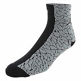  Nike Michael Jordan Elephant Print HQT Calcetines, Hombre, Negro Wolf Grey/Black, L