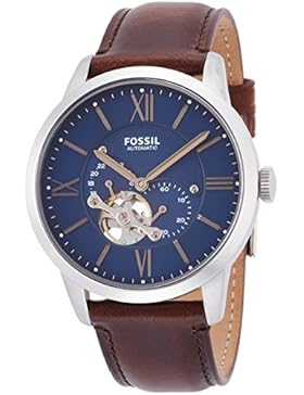 Fossil Herrenuhr ME3110 Automatik Townsman Leder braun