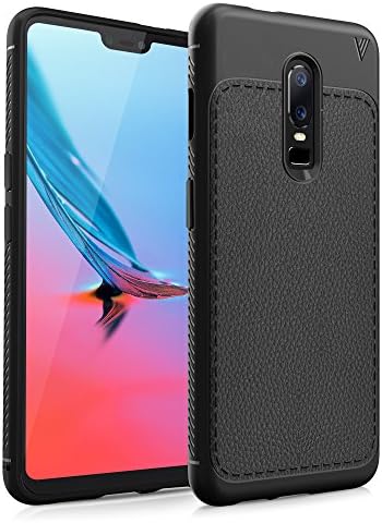 Gray Plaid OnePlus 6 Case, Slim Shockproof Soft Flexible TPU Silicone Mobile Phone Case Back Cover for OnePlus 6 Case Silicon - Black