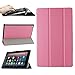 Price comparison product image JSDL All-New HD 10 Tablet Case (7th Generation,2017 Release), PU Leather Screen Protector Stand Cover with Auto Wake/Sleep Cello Tablet Case compatiable for 7th Generation HD 10.1 inch (Pink)