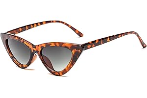 JFAN Mujer Gafas Gato Ojos Polarizado Gafas de Sol Polarized Retro Moda Estilo Vintage Gafas para Mujer Uv400 Gafas de Sol