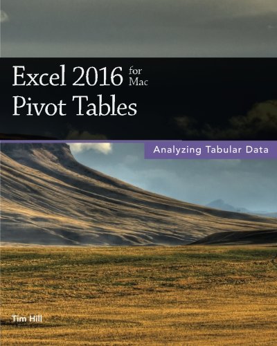 Preisvergleich Produktbild Excel 2016 for Mac Pivot Tables