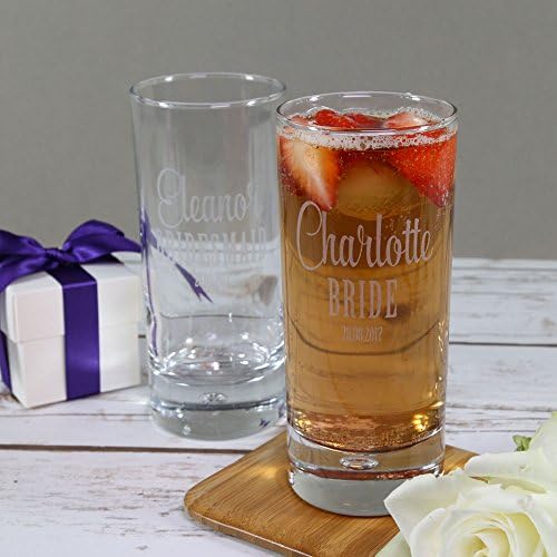 Wedding Party Hiball Glass