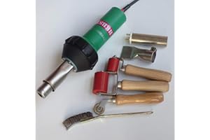 HKBST 110V/220V 1600W Hot Air Gun PVC Heat Gun Hand Held Plastic Welder Heating Gun