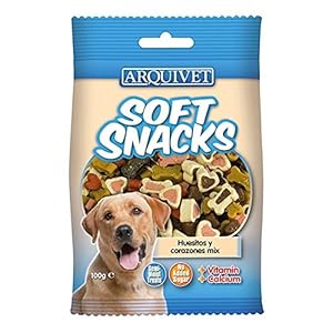 Arquivet Soft snacks huesitos y corazones mix 100 grs