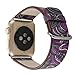 Price comparison product image Mounter Women And Men Replacement Sports [Vintage Floral Leather Bracelet ] Wrist Watch Band Strap For Apple Watch Series 1/2 38MM (E)