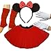Produktbild Minnie Maus Kostüm, Tutu Ohren Beinlinge Set, Handschuhe
