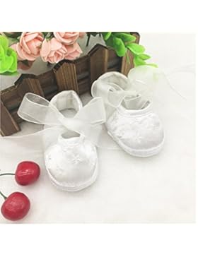 ElecMotive® 3-12 Monate Taufschuhe Baby Schuhe Sandalen Taufe Mädchen Lauflernschuhe Taufschühchen