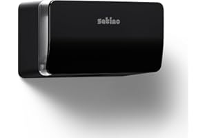 ‎SATINO Satino HYGINITY Papierhandtuchspender für kleinere Waschräume – für V Falz & C Falz Papierhandtücher - Made in Germany – Handtuchspender für PT3 & H3 Handtuchpapier mit Füllstandsanzeige - schwarz