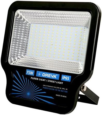 Oreva Premium 75 Watt Flood Light (White,Plastic)