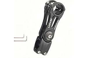 ENGWE MTB Bike Stem 31.8mm Adjustable ± 80 Degree MTB Stems, 90/110/130/145mm Bike Handlebar Stem Riser, Handlebar Riser Extender for Mountain Bikes, Road Bikes, MTB, BMX, Cycling