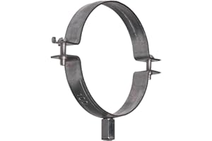 LIRAST Ø 100 mm Collari per Tubi a Doppia Vite - Collare di Staffaggio - Morsetti per Condotti di Ventilazione