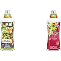 Compo BIO Obst- und Gemüsedünger für alle Obst- und Gemüsesorten, Natürlicher Spezial-Flüssigdünger, 1 Liter…