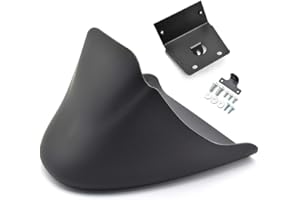 PGONA FairOnly Copertura per spoiler anteriore, mento, nero lucido, per HAR-LEY Sportster XL1200 Iron 883, nero opaco