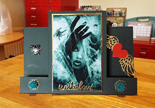 3D Gothic Centre Stepper Handmade Greetings Car