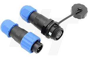 HangTon SD13 3 broches mâle femelle câble prise prise circulaire étanche IP68 connecteur en plastique pour appareils électriques d'alimentation extérieure