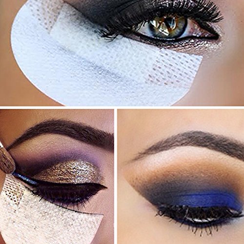 Weisi 10pcs Schatten Schild Augen Schutz Auflage Auflagen for Augenschminke Verfassungs Anwendungs Werkzeug - 3