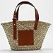 Produktbild ELEGENCE-Z Stroh Tasche, Damen Einfache Schulter Woven Handtasche Mode Strandtasche (34 High 19 Boden 21 * 12 cm)