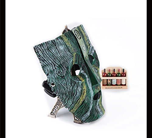 LOKI Grün Maske hochwertige QUALITÄT – handbemalt aus Kunst-Harz 500g schwer – Kostüm Karneval Fasching Halloween thematys® - 5
