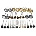 Produktbild juqilu 36Pcs Messing Stahl Drehwerkzeug Drahtbürste Polierscheiben Set für Dremel Buffing Zubehör Polierwerkzeug