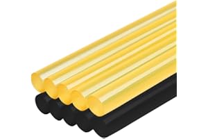 Randalfy Heißklebestifte - Dellenentferner Klebestifte Ausbeulwerkzeug für Autoreparatur Ausbeulwerkzeug Set - 5 PCS Schwarz & 5 PCS Gelb