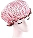 Double Layer Adult Waterproof Bath Shower Cap Bathing Cap Pink RS.1863.00