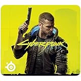 SteelSeries QcK Large Cyberpunk 2077 - Gaming Mouse Pad - 450 mm x 400 mm x 2 mm - Fabric - Rubber Base - Cyberpunk 2077 Edit