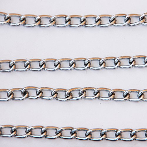 Metal-Dog-Chain-With-Black-Fabric-Handle-Enables-You-To-Complete-Control-on-Your-Pet