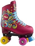 Uso Roller Fila Skates Bella Quads, Niñas, Rosa, 30