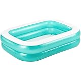 Bestway Inflatable Family Pool, Blue Rectangular with Water Capacity 450L