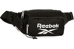 Reebok Boston Riñonera con Bolsillo Negro 35x13x5 cms Poliéster