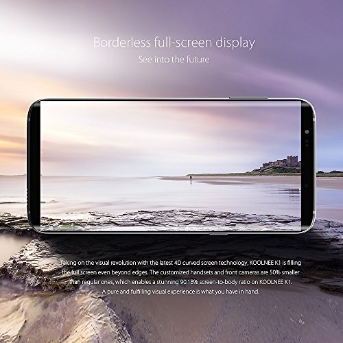 KOOLNEE K1 4G LTE Smartphone 6 Zoll 18: 9 FHD + Display, Octa-Core 4GB RAM+64GB ROM 16MP + 2MP Dualhauptkameras Fingerabdruck-ID 3190mAh Akku,Band 20 Dual SIM Ohne Vertrag