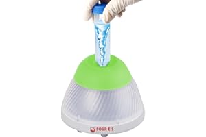 FOUR E'S SCIENTIFIC Vortex Mixer Paint Shaker with Touch Mode 5.5 mm Orbit 5000rpm Vortex Shaking Blender for Acrylic Paint Nail Polish Laboratory Test Tube Golden Gemon