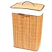 Produktbild BigDean Bambus Waeschekorb 72l Natur 60x40x30