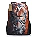 Produktbild DRF Rucksack 3D Tier Gedruckt Daypack Unisex Schulrucksack Laptoprucksack #BG-111 (Pferd)