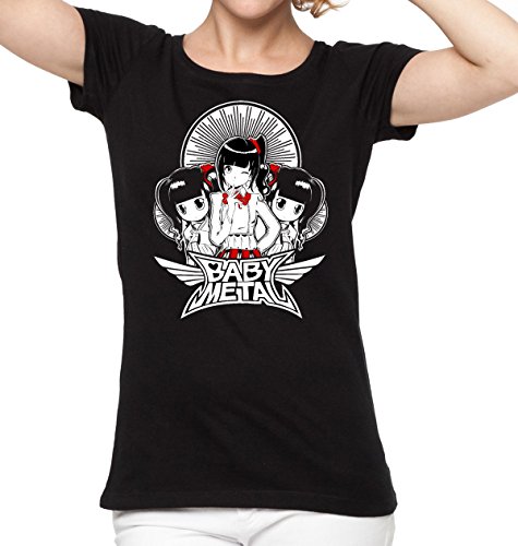 Babymetal NEW BABYMETAL HEAVY METAL T-SHIRT JAPAN ANIME T-SHIRT BABY METAL BLACK T SHIRT (S)