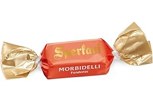 Sperlari - Torroncini Morbidelli Classici Ricoperti di Cioccolato Fondente, Senza Glutine - 1Kg