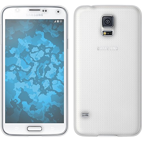 PhoneNatic Funda de silicona para Samsung Galaxy S5-360   Fullbody transparente - Cover Cubierta Case