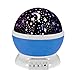 Produktbild Mond-Sterne-Beleuchtungslampe,Bestes Weihnachtsgeschenk Weihnachtsbeleuchtung Sunvito Star Sky Moon Decorative Light,Mood Light with 4 LED Korne 360 Rotating fuer Bedroom, Playroom, Baby Room, Kids Room ,LieberHalloween, Christmas, Romantic