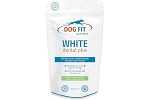 ‎DOG FIT BY PRETHIS DOG FIT by PreThis® WHITE dental plus I Für die natürliche Zahnpflege von Hunden I Frei von Zusätzen & vegan