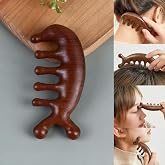 Sandal Ağacı Gua Sha, Masaj Aleti Y&uuml;z & El & T&uuml;m V&uuml;cut & Sa&ccedil; Bakım No:1