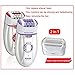 XINCARE 2 in 1 Rechargeable Women Epilator Electric Depilation Remover Hair Removal Lady Shaving For Bikini Line Face Leg Body Trimmer Shaver - Purple