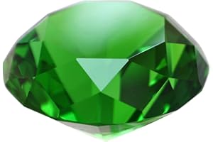 VALICLUD 40mm Diamante Falso Verde Artificiales pisapapapeles para Boda Oficina decoración uñas Fondo