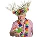 Produktbild Damen Herren Erwachsene Hawaii Girlande Lei Stroh Sommer Party Kostüm Hut Zubehör