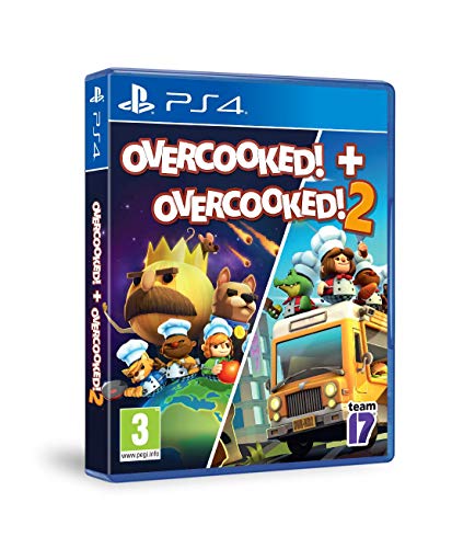 Pack que incluye los dos juegos de la saga de cocineros: Overcooked! + Overcooked! 2 para PlayStation 4