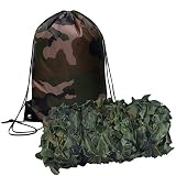 Red de camuflaje con las características de agua, resistente a la putrefacción y al moho, por lo que puedes utilizarlas en el medio ambiente entre -40 ℃ y 50 ℃ con lluvia.