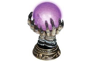 ‎CREATIV DISCOUNT NEU Halloween-Deko Wahrsager-Kugel mit Licht und Sound, ca. 23cm